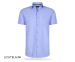 Cappuccino Short Sleeve Overhemd-Lichtblauw-3XL