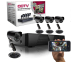 CCTV Video Bewakingssysteem Met 4 Camera’s en DVR - Voor Thuis Of Op Kantoor!