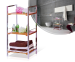 Chroom Rek Met 3 Planken - Voor Badkamer, Toilet & Meer! 