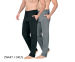 2-Pack Pierre Calvini Loungewear Pyjamabroeken -Zwart / grijs-L