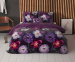 Sleeptime Dekbedovertrek - Magic Flowers Paars - 240 x 200/220 | lits-jumeaux