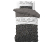 Sleeptime Dekbedovertrek - Dream And Sleep Antraciet - 140 x 200/220 | 1-persoons