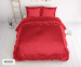 Beauty Skin Glanssatijn Dekbedovertek-Rood-140 x 200/220 | 1-persoons