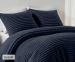 Teddy Rib Dekbedovertrek-Blauw-200 x 200/220 | 2-persoons