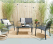 Design Tuinset - Met Bank, Stoelen En Tafel!