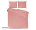 DoubleDry 100% Natuurlijk Katoenen Dekbedovertrek-Abrikoos-140 x 200/220 | 1-persoons