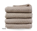 4-Pack DoubleDry Popcorn Badgoed - Taupe-Badlaken (70 x 140 cm)