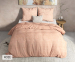 Dreamhouse Warme Flanellen Dekbedovertrek-Roze-140 x 200/220 | 1-persoons