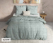 Dreamhouse Warme Flanellen Dekbedovertrek-Blauw-200 x 200/220 | 2-persoons