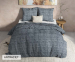 Dreamhouse Warme Flanellen Dekbedovertrek-Antraciet-200 x 200/220 | 2-persoons
