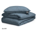 Dreamhouse Luxe Stonewashed Katoenen Dekbedovertrek-Blauw-140 x 200/220 | 1-persoons