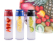 3-Pack Fruit Waterflessen Met Drinkdop - Geniet Van Water Met Vers Fruit!