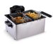 Dubbele Friteuse 5L - Bereid De Krokante Snacks En Frietjes Tegelijkertijd!
