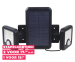 Dubbele Solar Hoeklamp Met Sensor - Voor Zicht En Veiligheid!