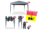 EasyUp Partytent 3x3 Meter - Staat In 2 Minuten!