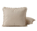 2-Pack Bijpassende Kussenslopen Met Franjes Taupe - Maakt De Ibiza Look Compleet!