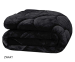 Eazy Dekbed Velvet Flanel-Zwart-140 x 200 cm