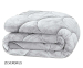 Eazy Dekbed Velvet Flanel-Zilvergrijs-140 x 200 cm