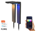 2-PACK FlinQ Slimme Solar Outdoor Lamp - RGB Kleuren, App Bediening, Tijdschema's En Meer!