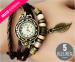 Elegante Lederlook Armbandhorloge - Beschikbaar In 5 Kleuren!