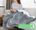 Luxe XXL Elektrische Knuffeldeken Grijs - Bespaar Direct Op Stookkosten!