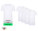 4-Pack Extra Lange T-Shirts Wit - De Perfecte Pasvorm Met Extra Lengte!