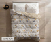 Eazy Dekbed Met Print-Lente tuin-240 x 200 cm