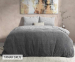 Dreamhouse Flanel Dekbedovertrek - Tamar grijs-140 x 200/220 | 1-persoons