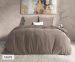 Dreamhouse Flanel Dekbedovertrek - 140 x 200/220 | 1-persoons-Taupe
