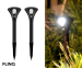 2-Pack Grote FlinQ Solar Spike Tuinlampen - Laadt Automatisch Op!