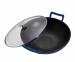 Buccan Hamersley Gietijzeren Pan-Blauw-Wokpan 36 cm