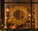 Kerstkrans met LED-verlichting 38 cm