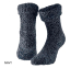 Heat Essentials Wollen Antislip Huissokken-Navy-39-42