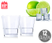 Set Van 12 HIP Amsterdam Glazen - Zware & Stevige Kwaliteit!