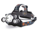 Felle 3x LED Hoofdlamp - 5000 Lumen Met Diverse Zoomfuncties!
