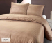 Hotel Satin Dallas Dekbedovertrek-Taupe-140 x 200/220 | 1-persoons