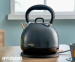 Hyundai Waterkoker 1,7 Liter - Met Retro Fluitketel Design!