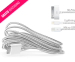 XXL Stoffen USB-kabel Voor Smartphone of Tablet - Inclusief 220V Adapter!