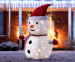 Lichtgevende Kerstpop-Sneeuwpop 68 cm
