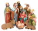 9-Delige Set Kerstbeeldjes - Maak Jou Kerst Tafel Compleet!