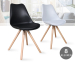 Kuipstoelen Met Beukenhouten Onderstel - In 8 Kleuren Verkrijgbaar!