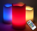 Set Van 3 Vlamloze LED Kaarsen  - Keuze Uit Warm Wit Of RGB!