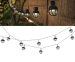Retro String Buitenlamp Solar LED - Met 16 Lampen, Bijna 4 Meter Lang!