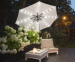 LED Parasol - Creme