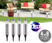 Set Van 4 Of 8 Solar LED Tuinlampen - Creëer Een Gezellige Sfeer In De Tuin!