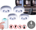 4 Draadloze LED Spotlights Met Schakelaar - Zonder Gereedschap Te Monteren!