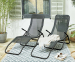 2-Pack Lounger Stoelen - Heerlijk Relaxen In Tuin Of Op Balkon!