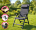 FlinQ Luxe Tuinstoel Opvouwbaar - Met Ademende Comfortzitting!