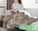 Luxe XXL Elektrische Knuffeldeken Taupe - Bespaar Direct Op Stookkosten!