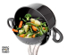 Magic Pot Maker - Handige Pan Met Geïntegreerd Vergiet!